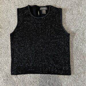 Banana Republic blouse womens 8 back studded sleeveless shirt business casual